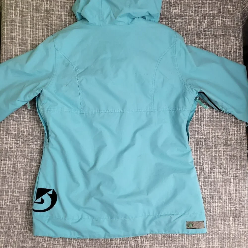 BURTON Mutiny DryRide Insulated Snowboard Jacket Aqua Blue Teen Girl's L